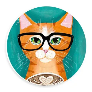  دیوارکوب طرح گربه و فنجان کاپوچینو مدل wtb633