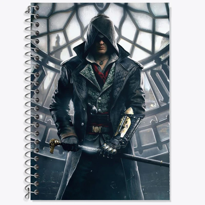 دفتر لغت 50 برگ خندالو مدل اساسینز کرید Assassins Creed کد 4979