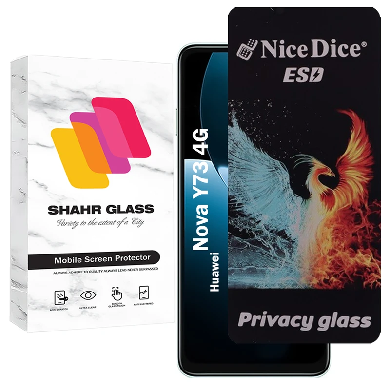 محافظ صفحه نمایش شهر گلس مدل SND7 مناسب برای گوشی موبایل هوآوی Nova Y73 4G 