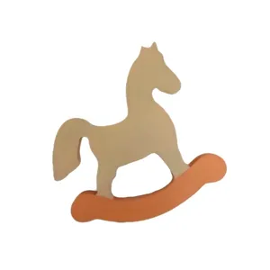 استند رومیزی کودک طرح اسب مدل رنگین کمان رنگی