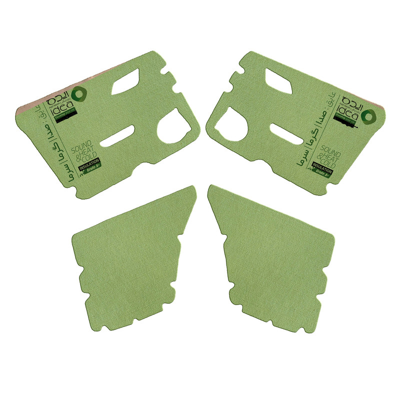 عایق درب خودرو ایده پارت نیکان مدل ایزومکس  مناسب برای دنا  و دنا پلاس بسته چهارعددی