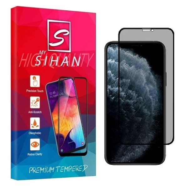 محافظ صفحه نمایش حریم شخصی مای سیحان مدل PSP مناسب برای گوشی موبایل اپل iPhone 13promax
