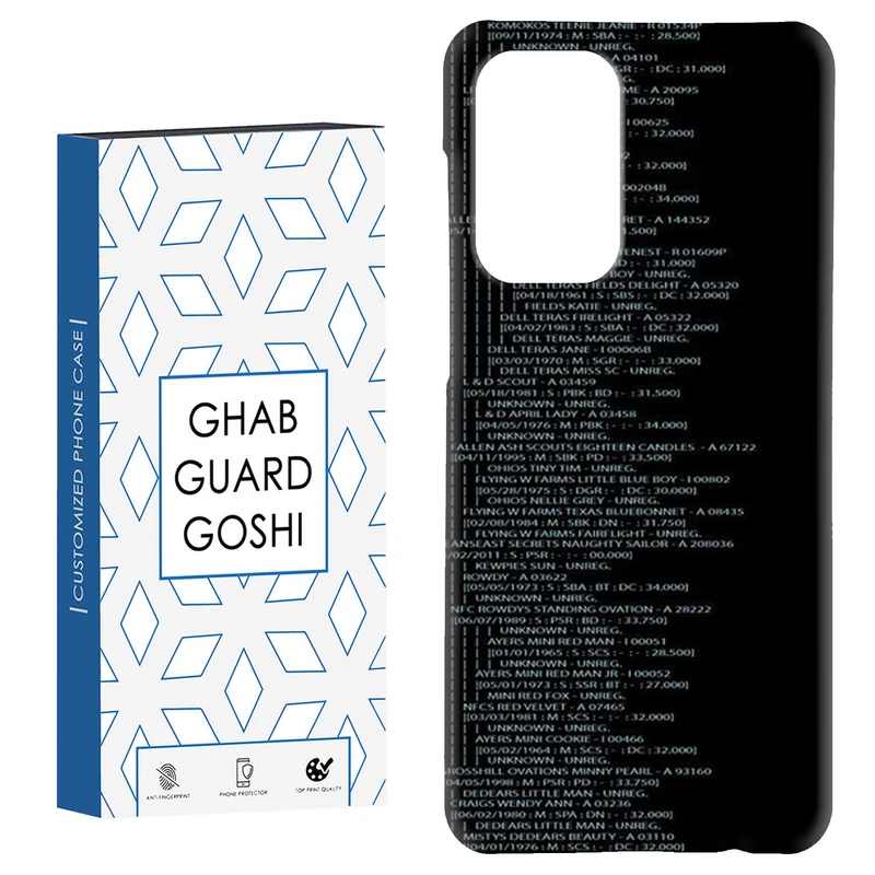 کاور قاب گارد گوشی طرح برنامه نویس کد Dimo-448 مناسب برای گوشی موبایل سامسونگ Galaxy A52 / a52s