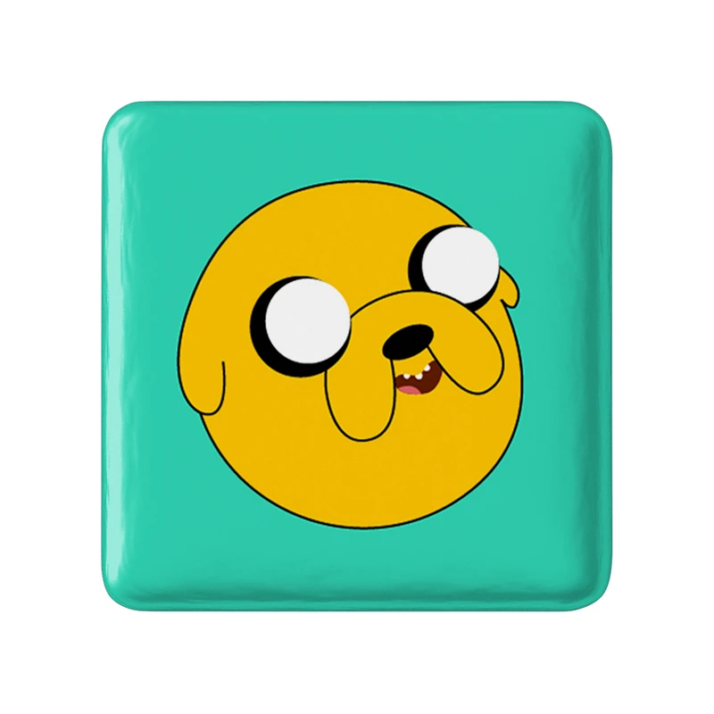 مگنت خندالو طرح جیک وقت ماجراجویی Adventure Time  مدل مربعی کد 20834