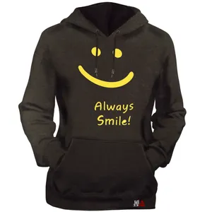 هودی زنانه مدل  SMILE کد T02 رنگ نوک مدادی