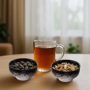 کاسه سرامیکی بومی مدل ماربل مجموعه 2 عددی