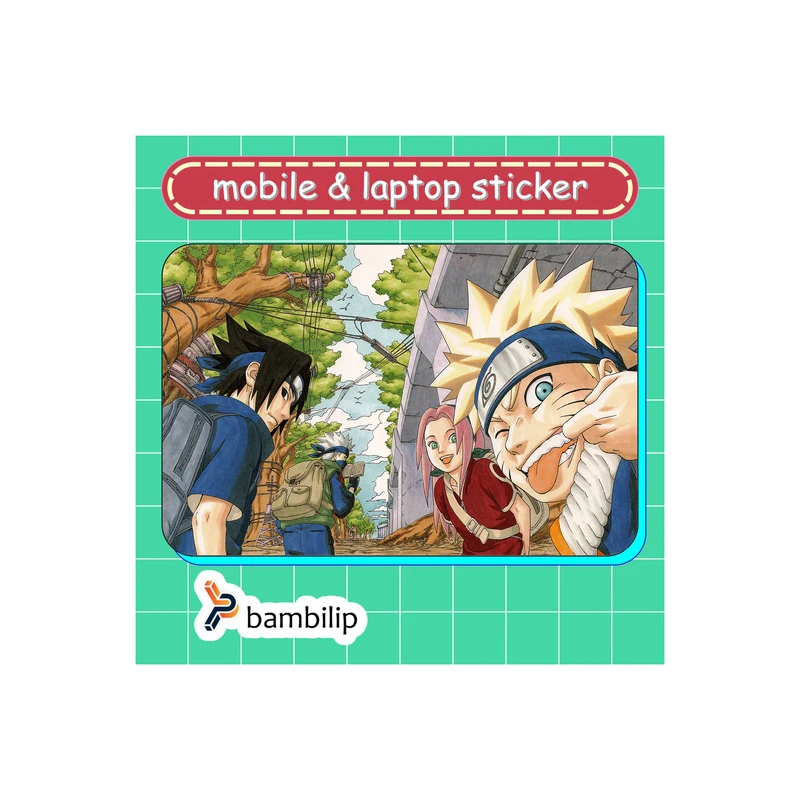 استیکر بامبیلیپ مدل کارت عابر طرح انیمه ناروتو کد 2221140