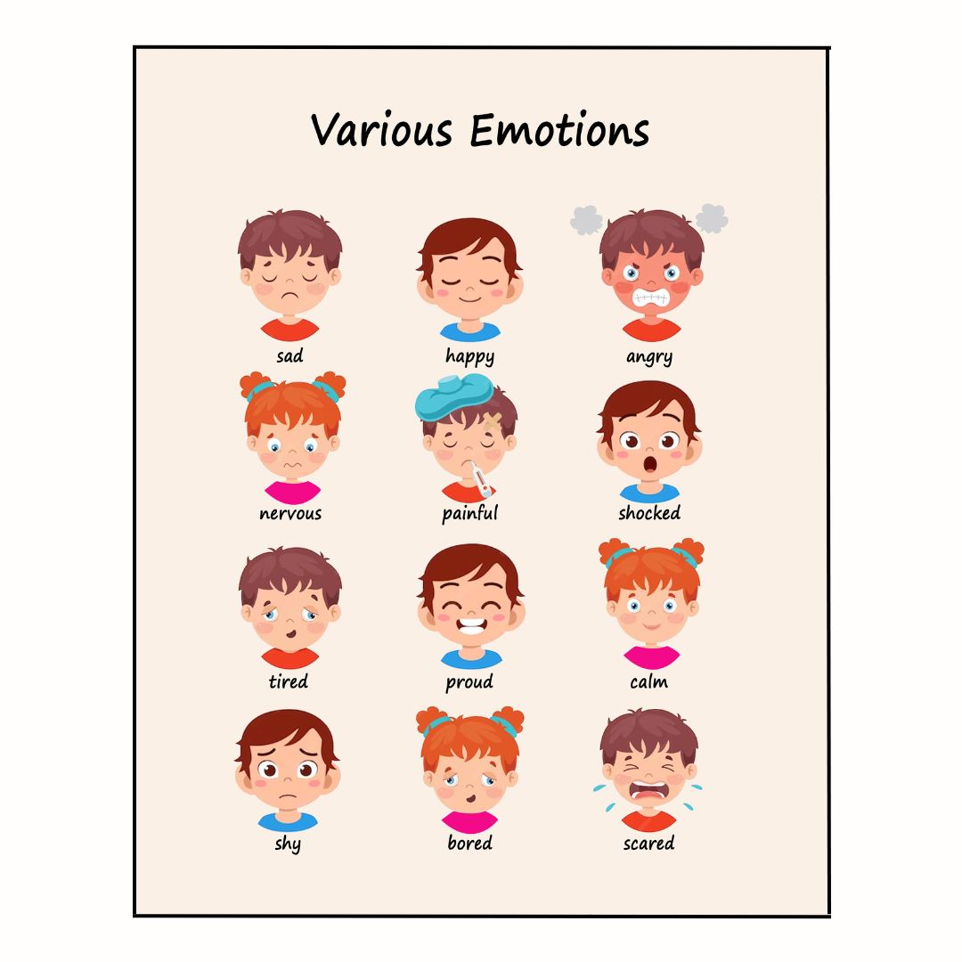 پوستر مدل احساسات مختلف