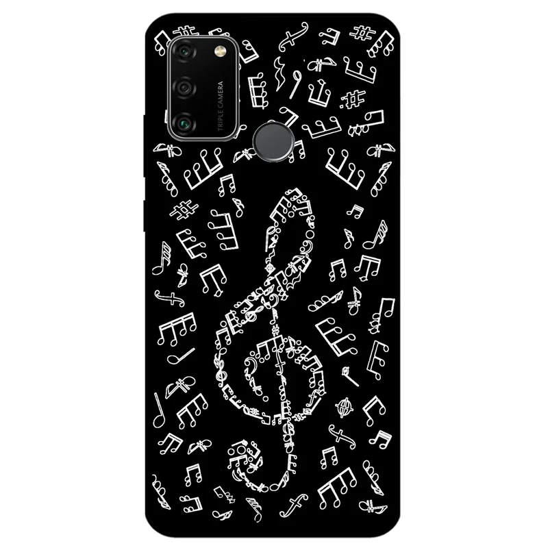 کاور مگافون طرح نوت موسیقی مدل 1370 مناسب برای گوشی موبایل آنر 9A        
