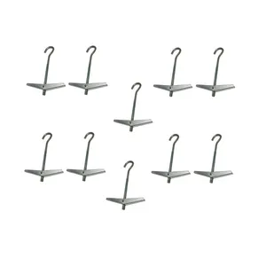 قلاب پروانه ای مدل P-100-10 بسته 10 عددی 