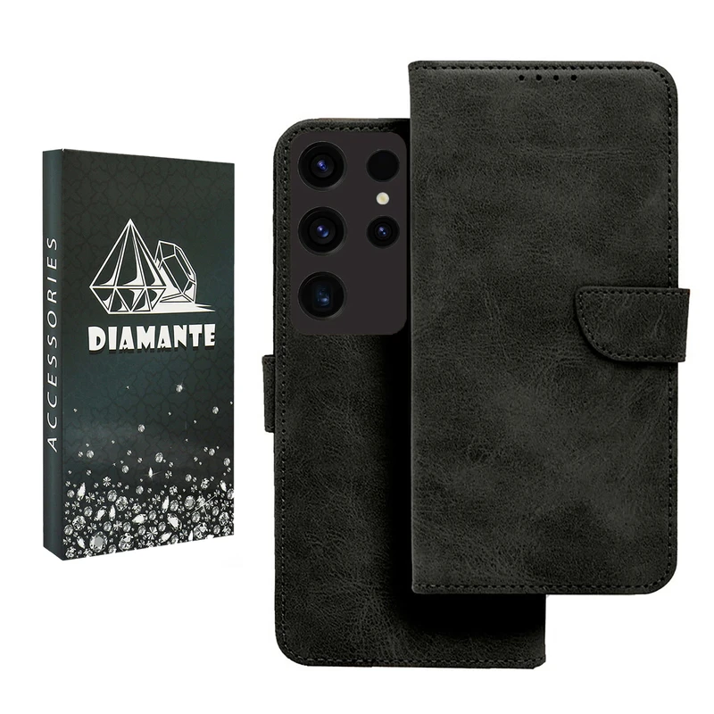 کیف کلاسوری دیامانته مدل Khoshi Bk مناسب برای گوشی موبایل سامسونگ Galaxy S25 Ultra