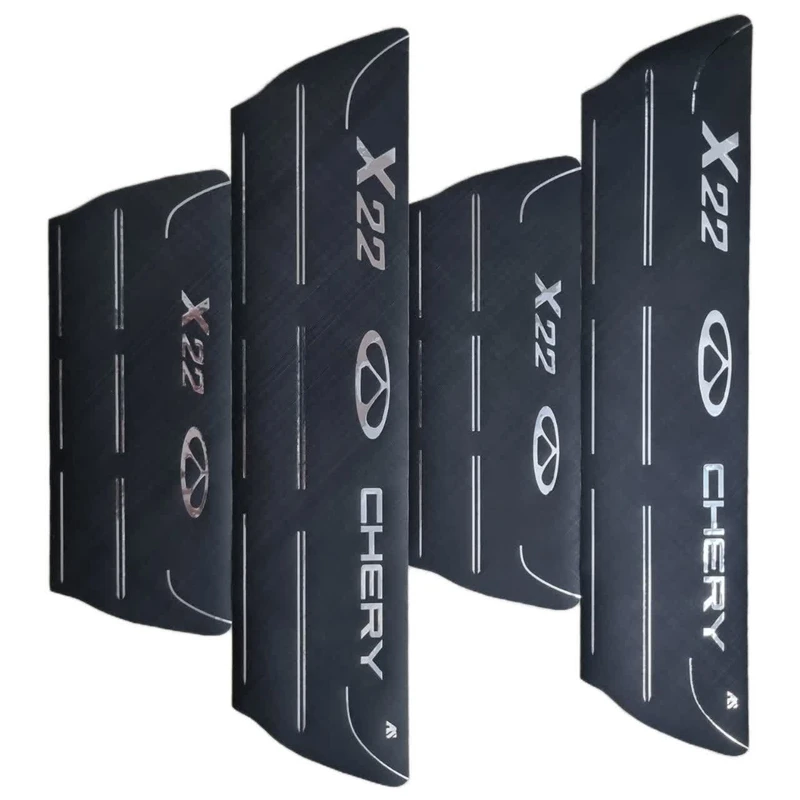 برچسب پارکابی خودرو امیران اسپرت طرح چرم کد 2025067 مناسب برای X22 مجموعه 4 عددی