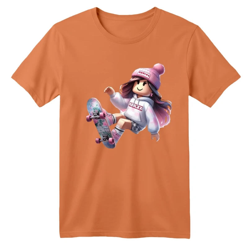 تی شرت آستین کوتاه بچگانه مدل روبلاکس کد 8