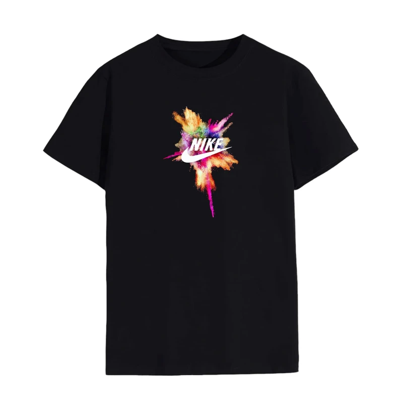 تی شرت لانگ آستین کوتاه زنانه مدل لوگو‌ کد 20