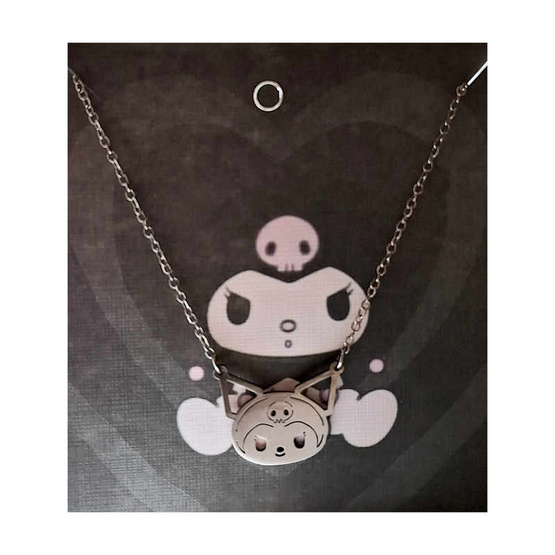 گردنبند دخترانه مدل کورومی استیل