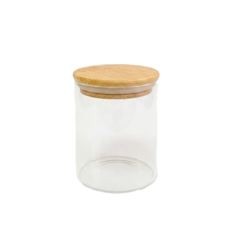 بانکه مدل شیشه ای درب بامبو کد Wood-93