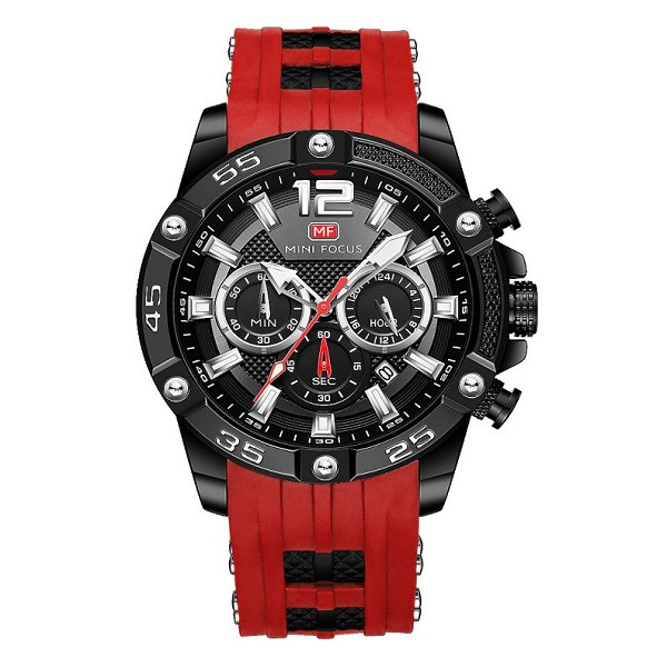 ساعت مچی عقربه ای مردانه مینی فوکوس مدل 0349red