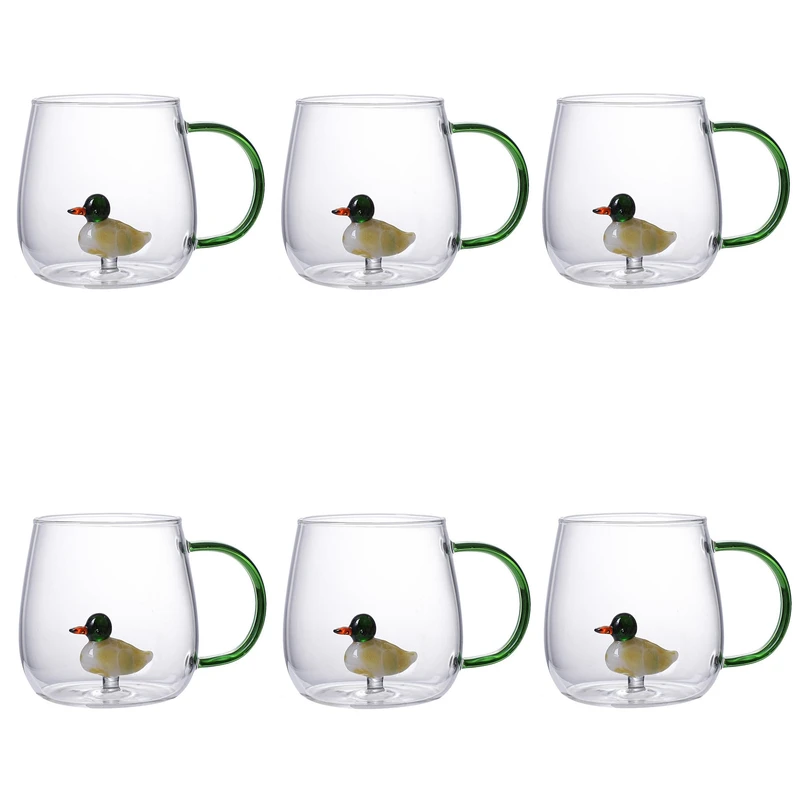 لیوان مدل داخل اردک بروسیلیکات کد 1369n 39 بسته شش عددی