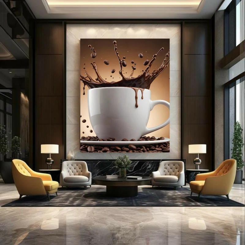  پوستر طرح قهوه مدل کافی شاپ کد BK23922