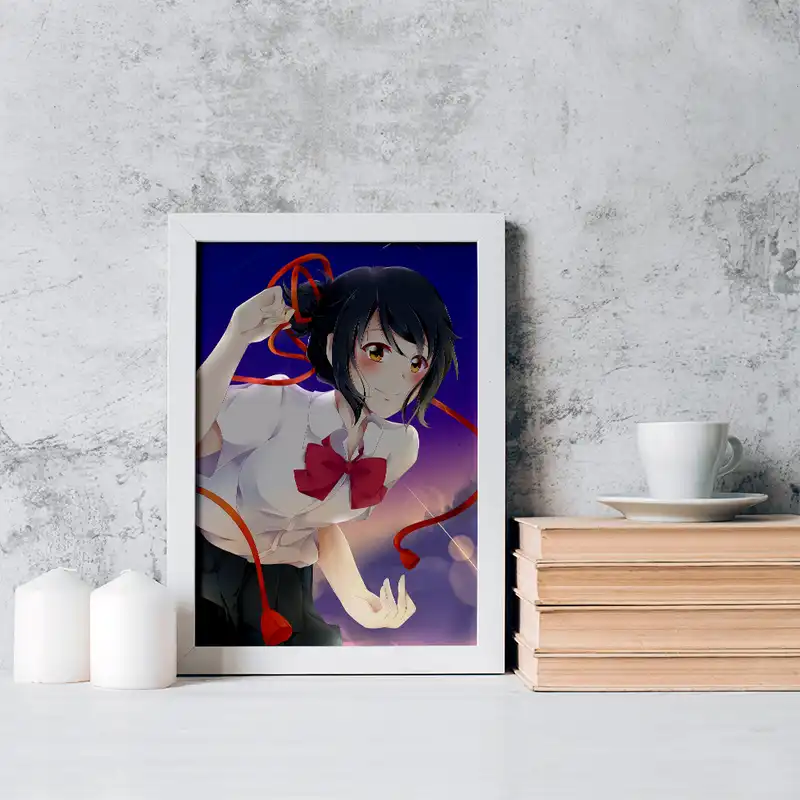 تابلو خندالو مدل میتسویا میامیزو انیمه یورنیم کد 16241