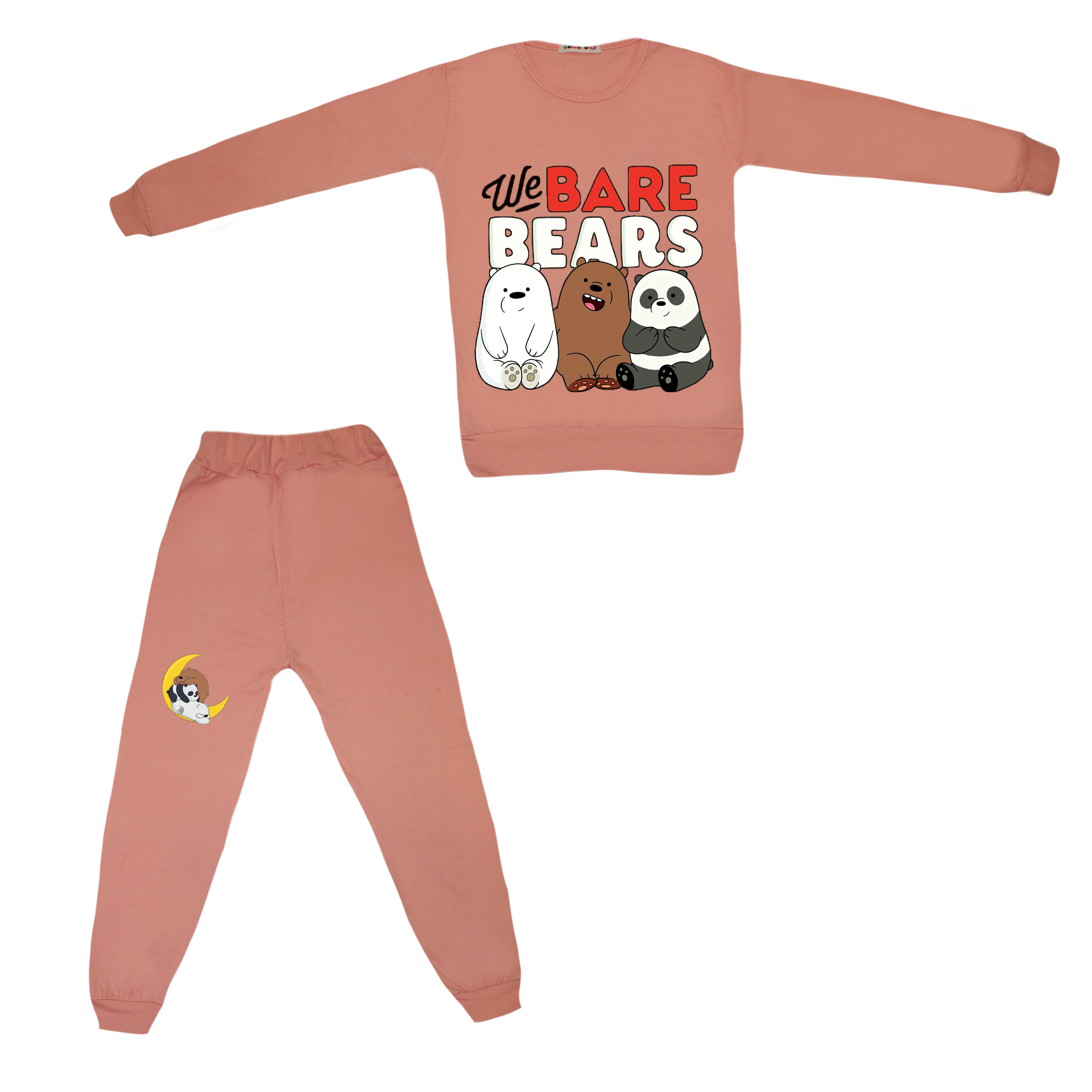 ست تی شرت و شلوار بچگانه مدل سه خرس