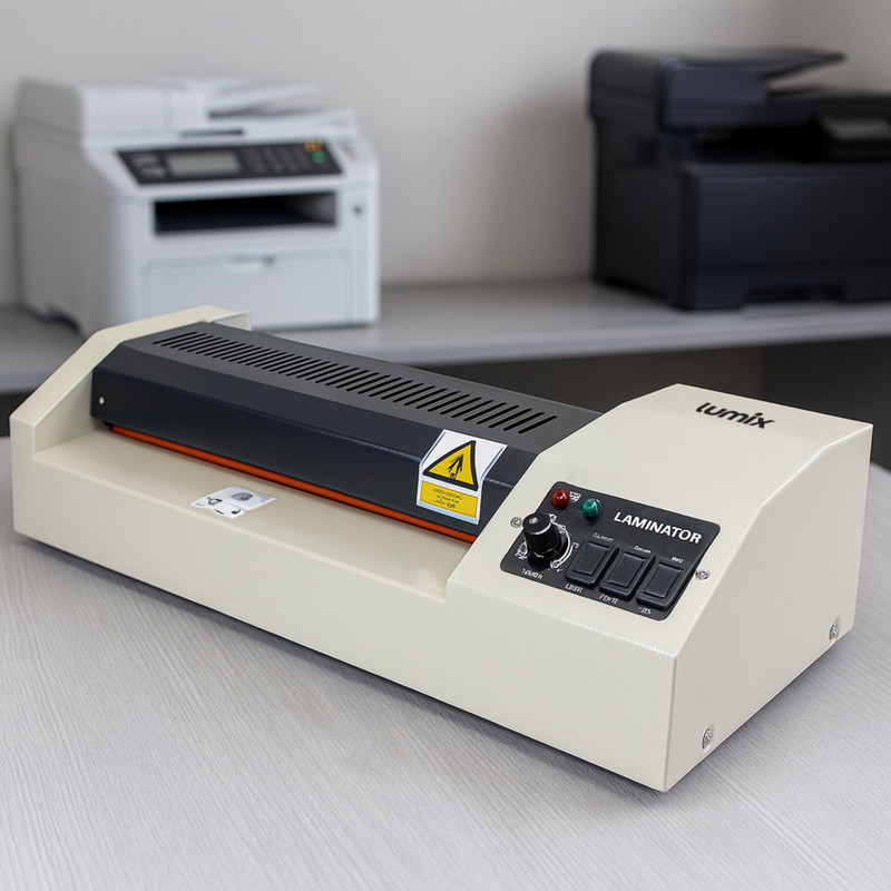 پرس کارت و لمینت سرد و گرم لومیکس مدل LM-320 مناسب برای لمینت تا سایز A3