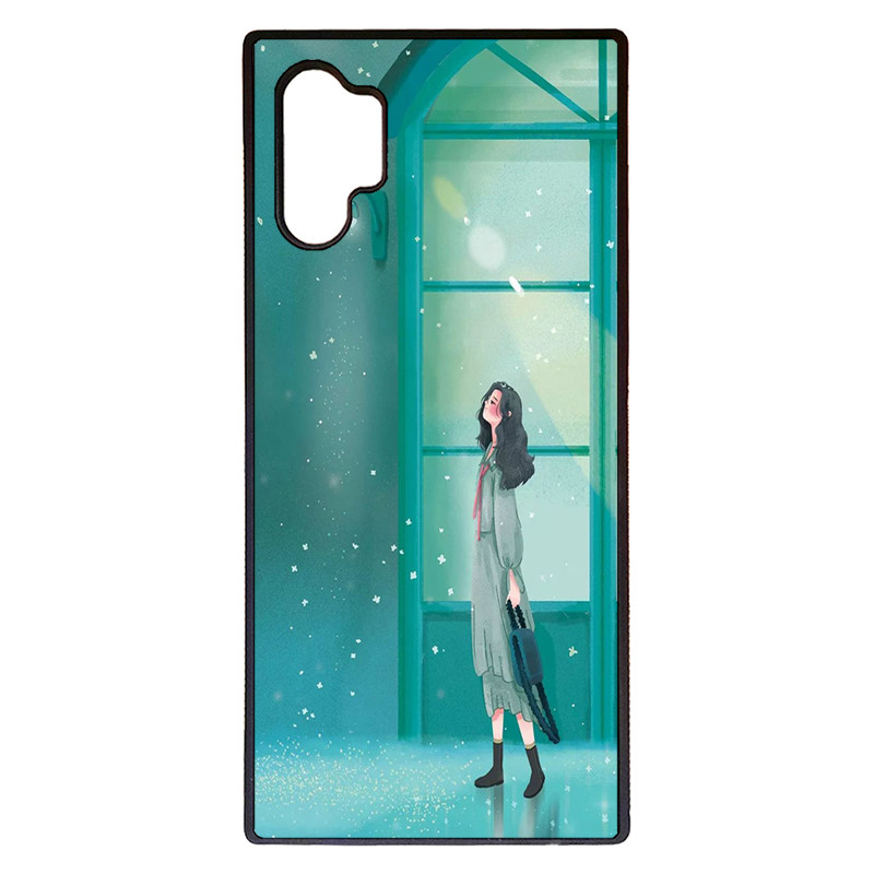 کاور گالری وبفر طرح دختر مناسب برای گوشی موبایل سامسونگ galaxy note 10 plus