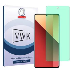 VWK Tough model Green light screen protector suitable for Xiaomi Redmi Note 13 Pro 4G mobile phone