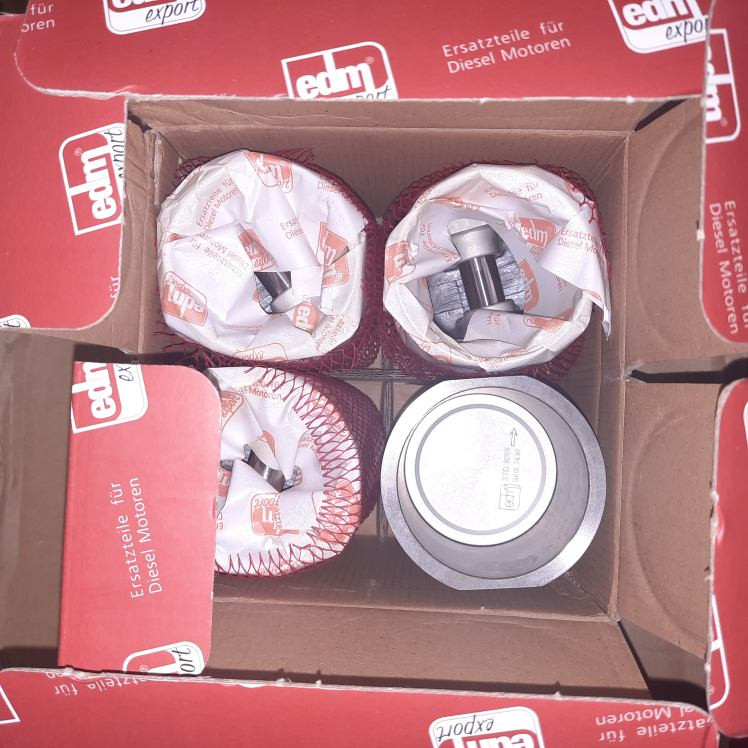 بوش و پیستون و گژن پین و رینگ مدل EDM4 مناسب برای پژو 206 بسته 4 عددی