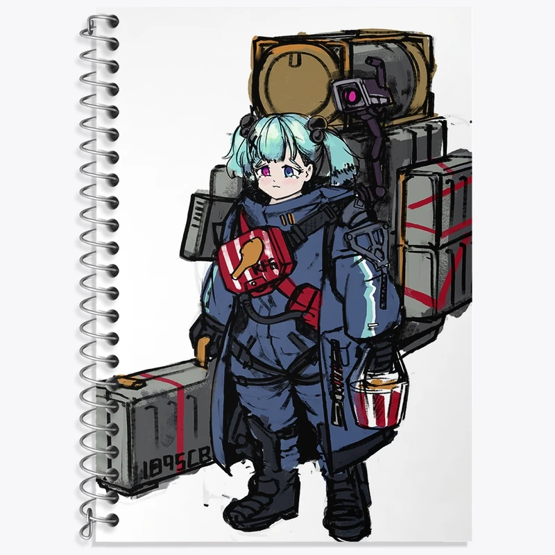 دفتر لغت 50 برگ خندالو طرح بازی دث استرندینگ (Death Stranding) کد 35127