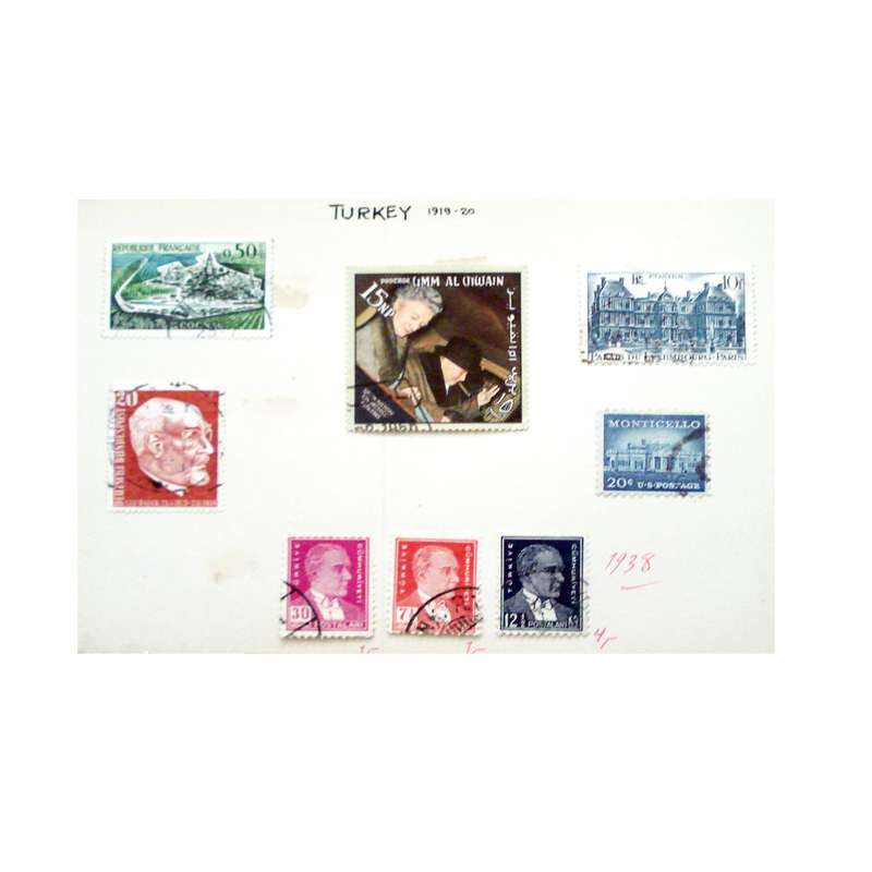 تمبر یادگاری مدل باستانی ترکیه کد DS1960 مجموعه 8 عددی