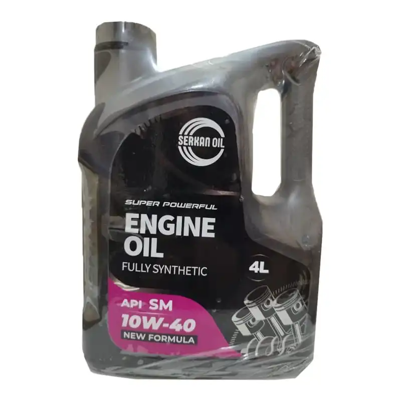 روغن موتور خودرو سرکان مدل SM-10W40 حجم 4 لیتر