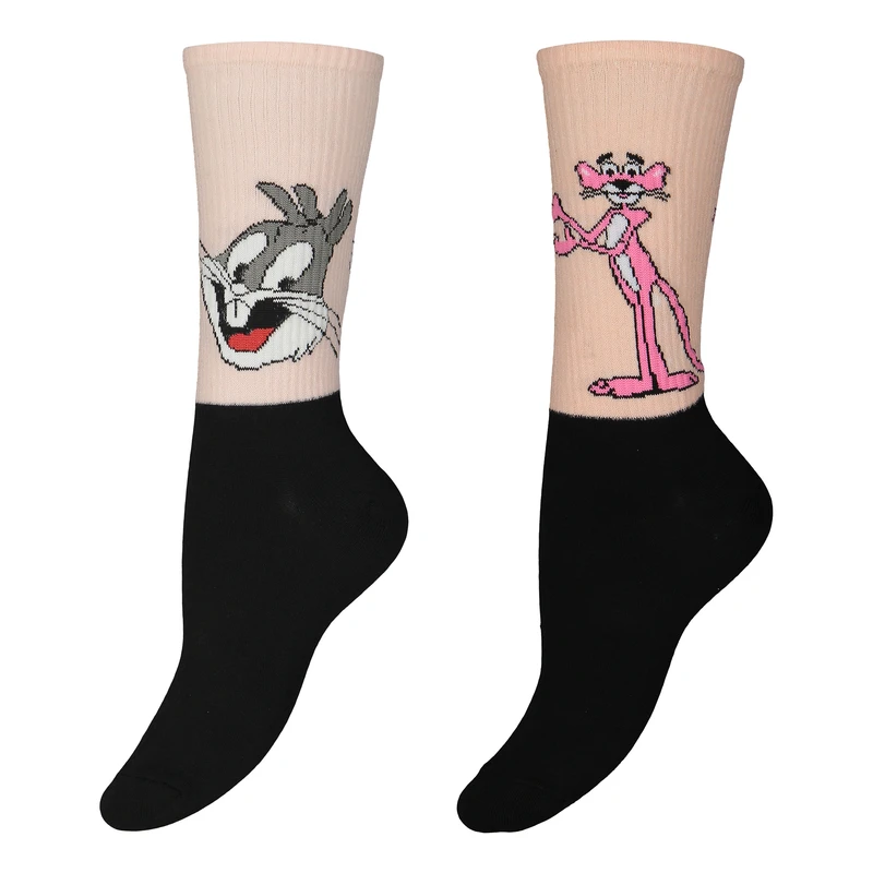 جوراب ساق بلند زنانه مدل HD15 بسته 2 عددی