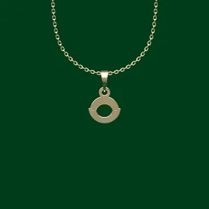 گردنبند طلا 18 عیار زنانه مدوپد مدل هندسی کد FF2-1-1224