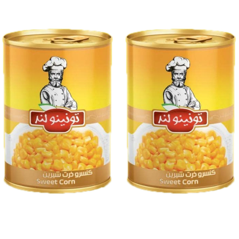 کنسرو ذرت شیرین تونینولند - 380 گرم بسته 2 عددی