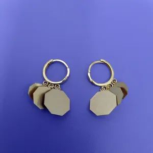 گوشواره طلا 18 عیار زنانه گالری یارطلا کد AG27-17