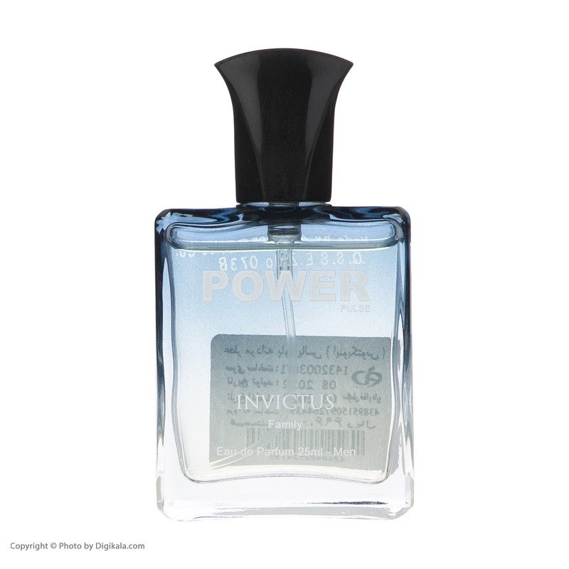 عطر جیبی مردانه پاور پالس مدل اینویکتوس حجم 25 میلی لیتر