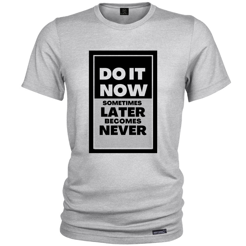 تی شرت آستین کوتاه مردانه 27 مدل Do It Now کد MH1198