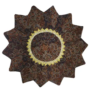 رومیزی ترمه طرح چهل تکه دوزی شده مدل نسترن کد 35