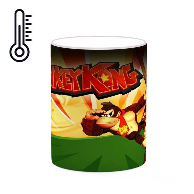ماگ حرارتی کاکتی مدل بازی Donkey Kong کد mgh28223