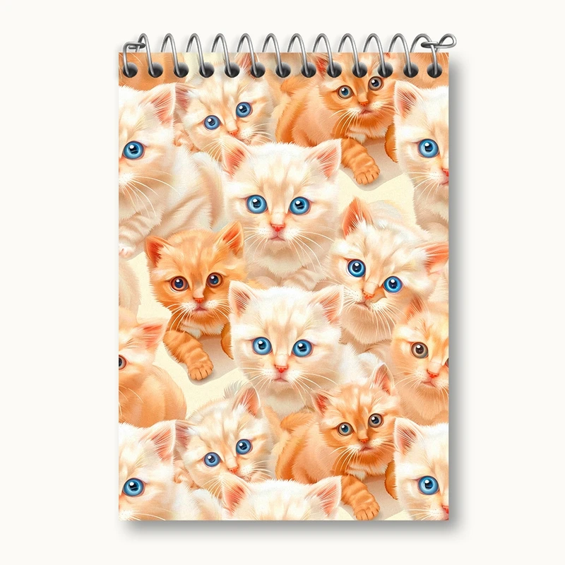 دفتر یادداشت 50 برگ خندالو مدل گربه (Cat) کد N480