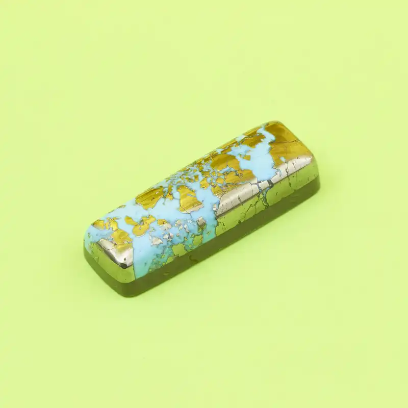 سنگ فیروزه مدل پیریت دار کد AF2