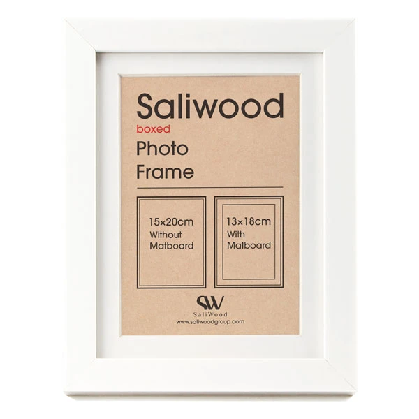 قاب عکس سالی وود مدل 215 کد FPWHT-22A-1520-101 سایز 16×21 سانتی متر 