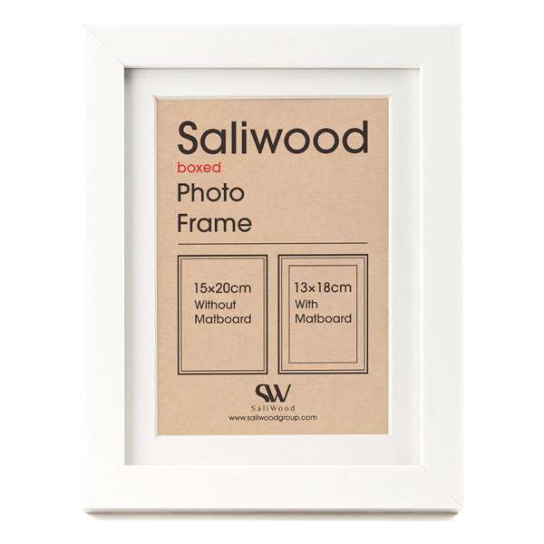 قاب عکس سالی وود مدل 215 کد FPWHT-22A-1520-101 سایز 16×21 سانتی متر