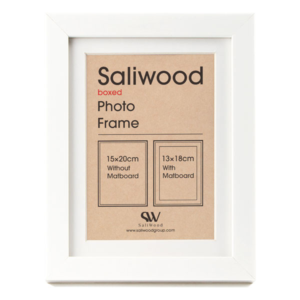 قاب عکس سالی وود مدل 215 کد FPWHT-22A-1520-101 سایز 16×21 سانتی متر