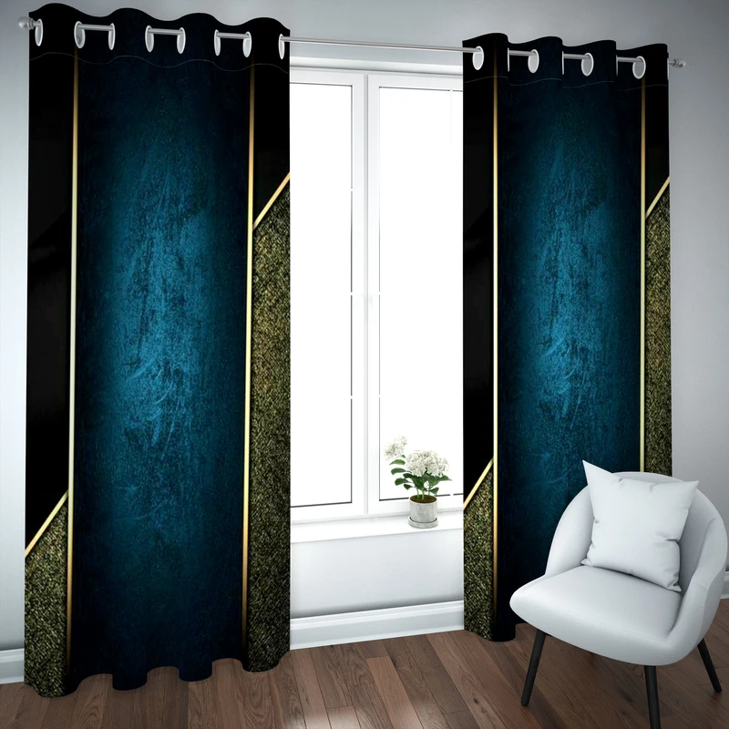 پرده مدل چاپی هازان سایز 300×150 سانتی متر 