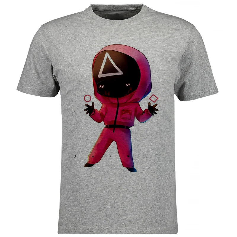 تی شرت آستین کوتاه مردانه مدل بازی مرکب V55