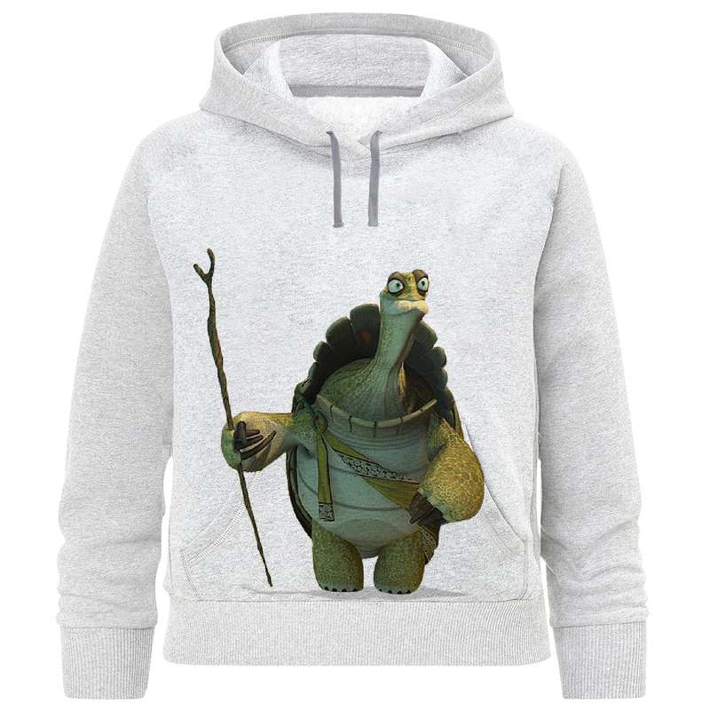 هودی پسرانه مدل لاک پشت پیر W834