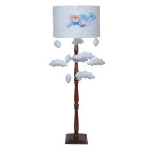 آباژور ایستاده کودک تابنده مدل خرس خوابالو blue 