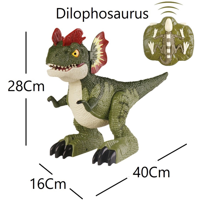 ربات کنترلی مدل دایناسور دودزا طرح Dilophosaurus